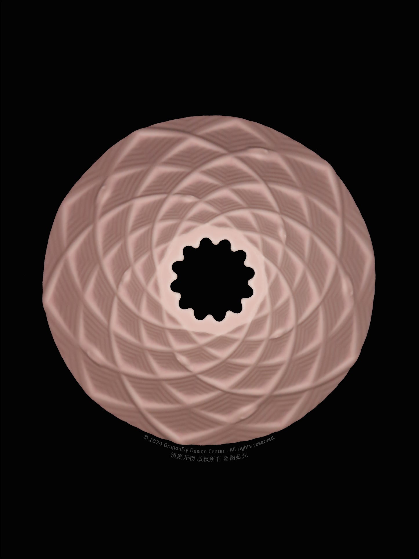 "Caisson Ceiling" CC62 Dripper (with CT62 Groove) | DragonFly Design Center