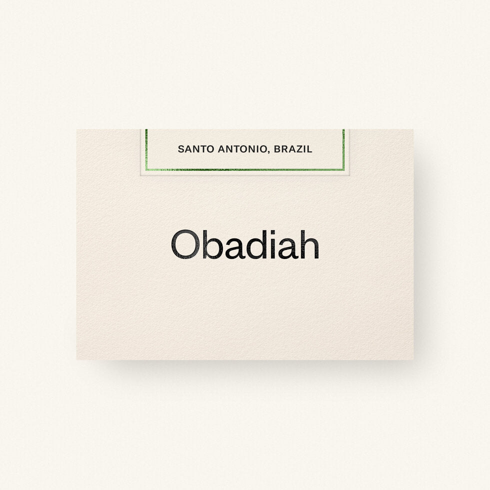 Obadiah | Santo Antonio, Brazil (Induced Fermentation)