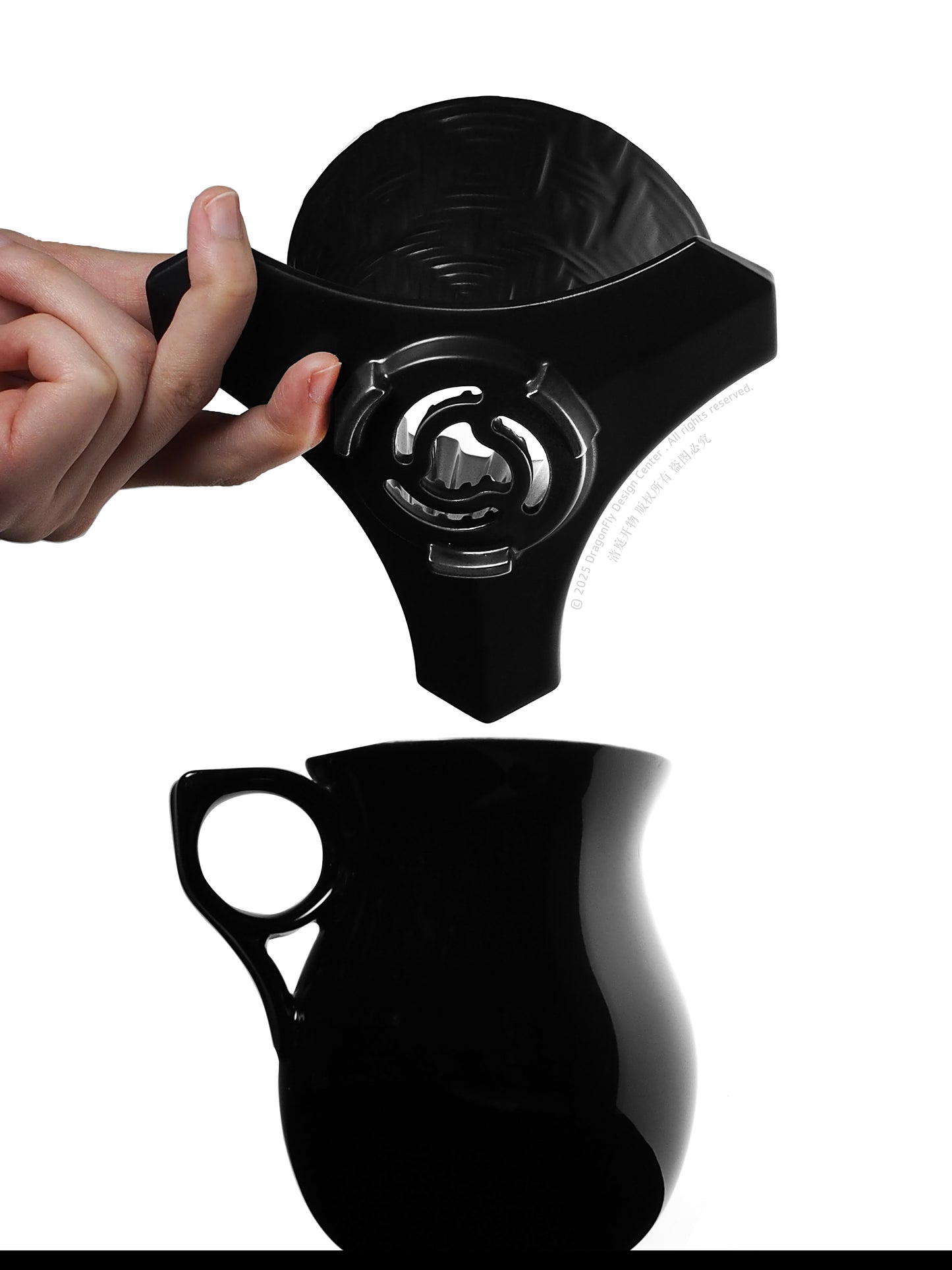 Tri- Spin FS Flat Dripper with Stand | DragonFly Design Center