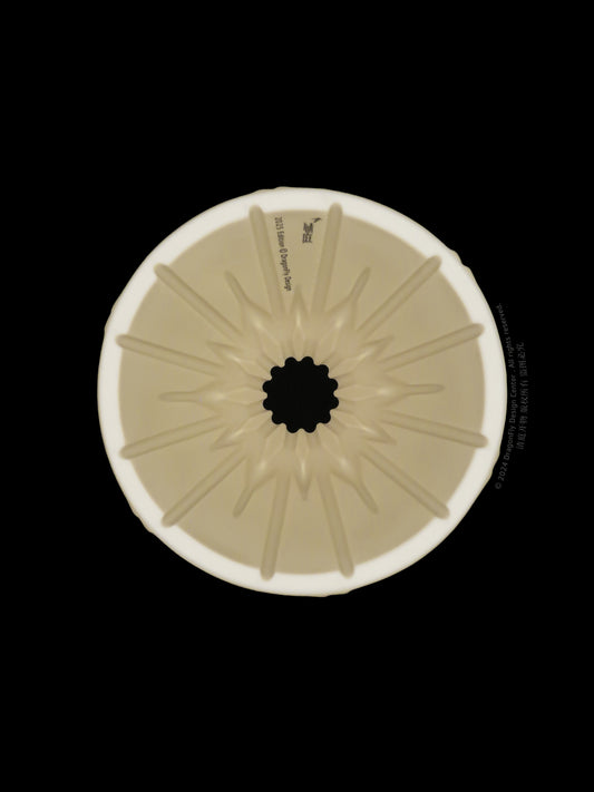 "Mountain Path" MP62 Dripper (with Coffee Flower Groove) | DragonFly Design Center