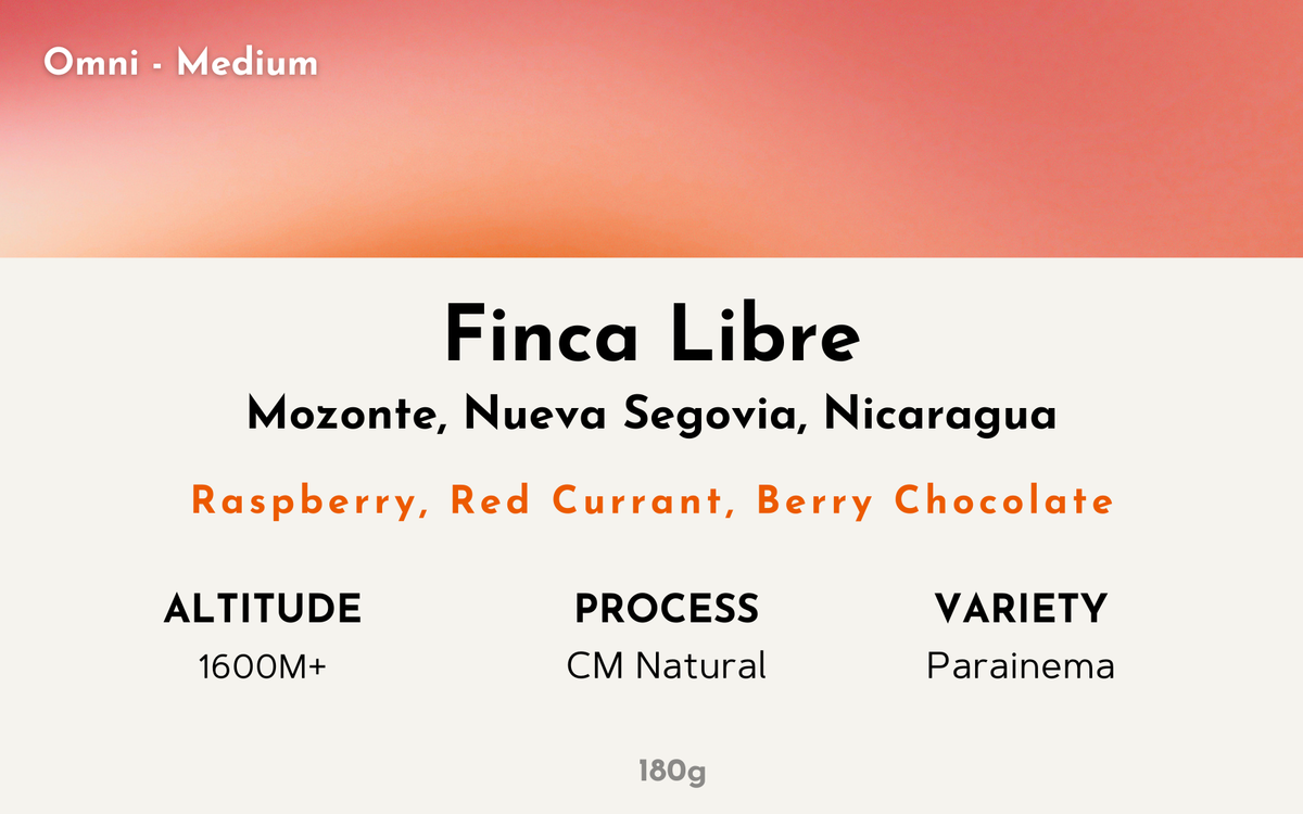 Finca Libre - Nicaragua | CM Natural, Parainema [Omni / Medium]