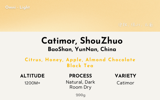 Shouzhuo Agriculture - YunNan | Natural DRD, Catimor [Omni / Light]