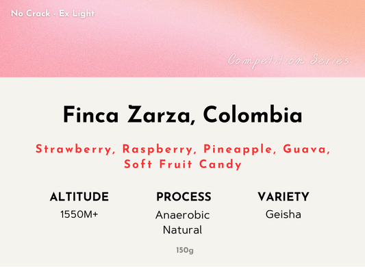 Finca Zarza - Colombia | Anaerobic Natural, Geisha [No Crack / Ex Light]